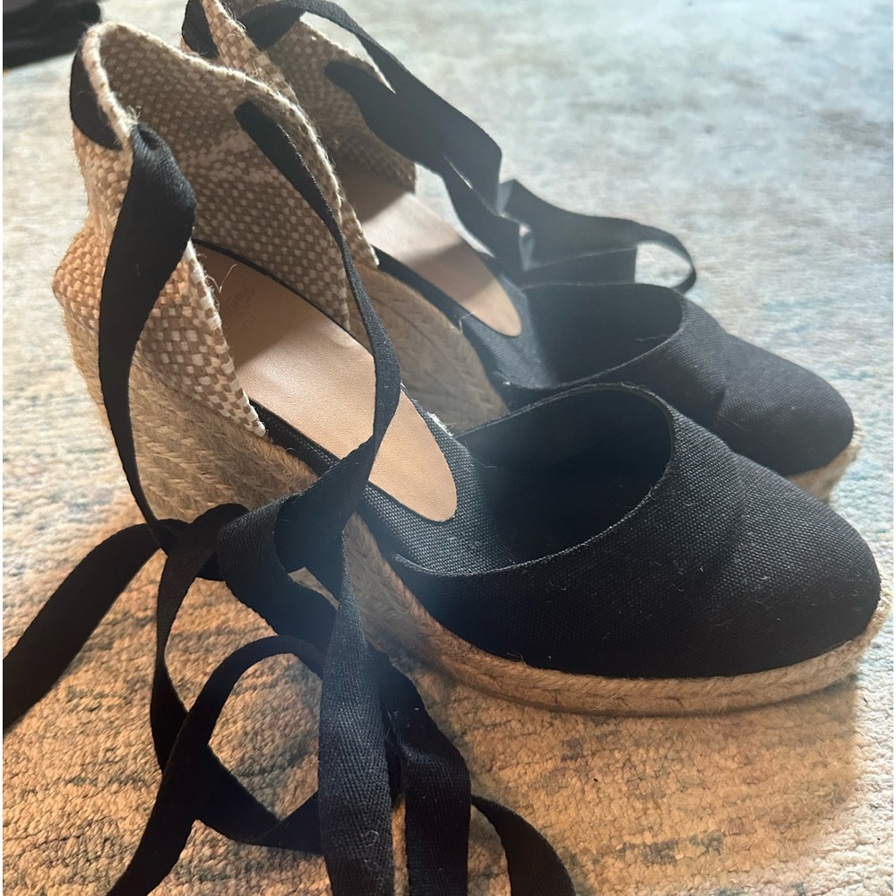 Castaner Carina 80 black espadrille, 36